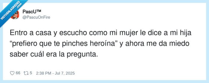 heroína,pregunta,pincharse,hija