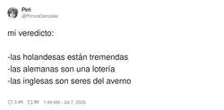 Enlace a Nada como las españolas, por @PirruraGonzalez