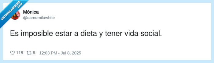 imposible,vida social,dieta