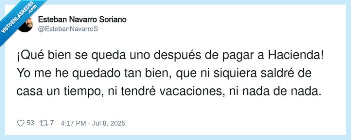 vacaciones,hacienda,dinero,pobre