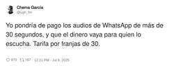 Enlace a Sería una liberación mental, por @ugh_fm
