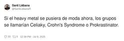 Enlace a A muerte con Prokrastinator, por @SantiLiebanaR