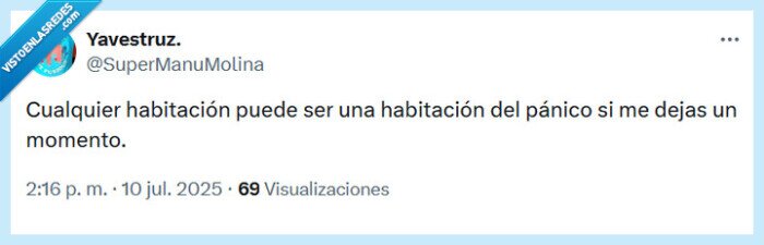 pánico,habitación