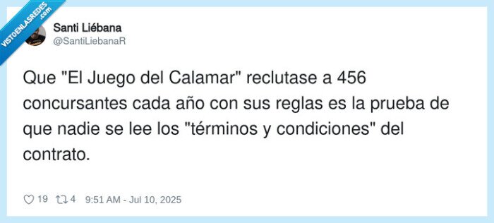 concursantes,condiciones,reclutar,términos,el juego del calamar