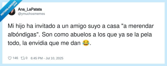 albóndigas,invitado,merendar,abuelos,envidia,amigo