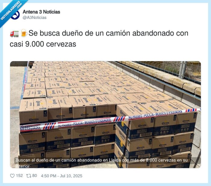 abandonado,cervezas,camión,dueño,busca