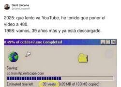 Enlace a Vosotros no sabéis lo que es descargar algo durante años, por @SantiLiebanaR