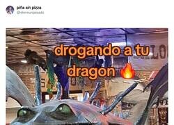 Enlace a La versión yonki de Cómo entrenar a tu dragón, por @skereunpesado