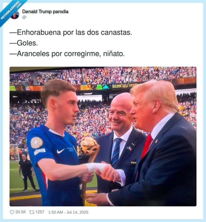 aranceles,niñato,mundial de clubes,futbol,donald trump