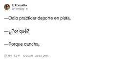Enlace a Cancha que no veas, por @Formalito_el