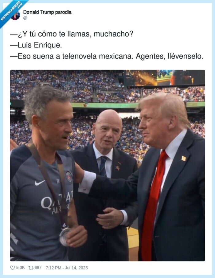 telenovela,luis enrique,donald trump,mexicana