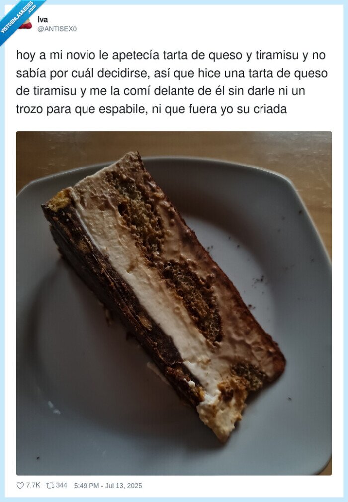 tarta de queso,tiramisu,novia,criada