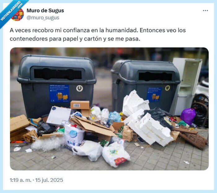 papel,cartón,contenedor,vertedero,vergüenza