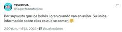 Enlace a ¡Aquí viene el avión! por @supermanumolina