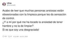 Enlace a Mi ansiedad también es la de engullir comida basura, qué desgraciada soy, por @frizzante80