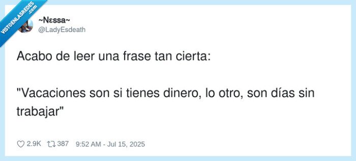 vacaciones,trabajar,dinero