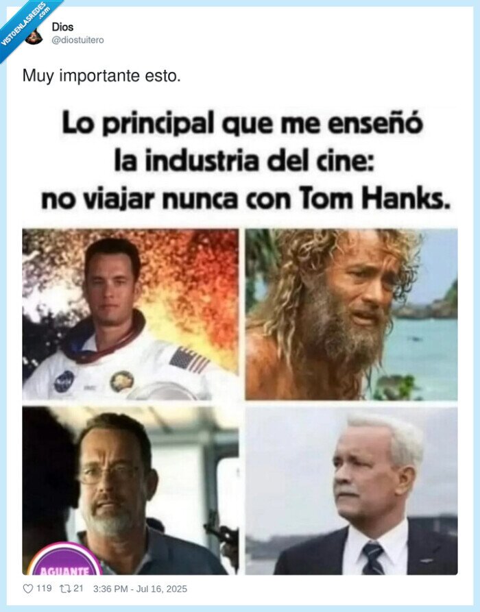 viajar,tom hanks,desgracias