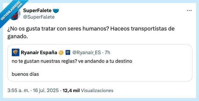 transportistas,humanos,tratar,ryanir,aviones,viajar