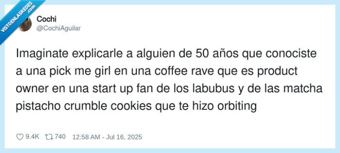 explicar,genZ,labubus,coffee rave,pistacho,orbiting,product