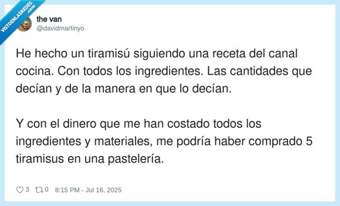 ingredientes,pastelería,materiales,cantidades,tiramisu