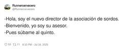 Enlace a Asociación de sordos, por @Runnercervecero