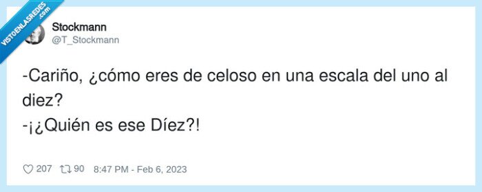 cariño,celoso,escala,diez