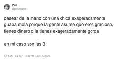 Enlace a Yo no tengo ninguna de las 3. Ni novia tampoco, por @pirruraglez