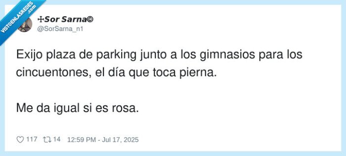 cincuentones,gimnasios,parking,pierna,exijo,plaza