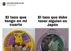 Enlace a Coleccionando tazos, por @wikipistacho
