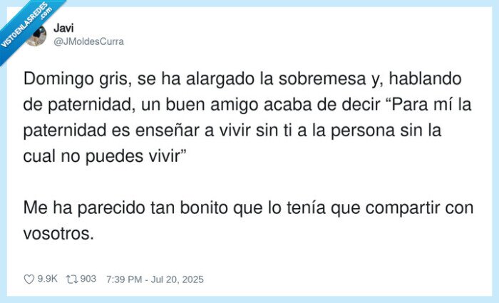 paternidad,sobremesa,compartir,alargado