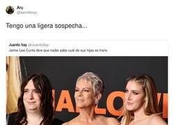 Enlace a Jamie Lee Curtis no parece muy avispada, por @aanniikkyy