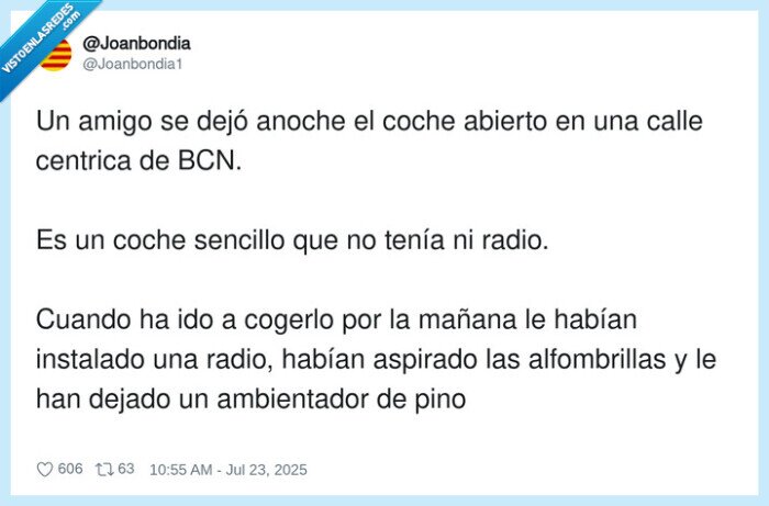 robo,coche,barcelona,radio,regalos