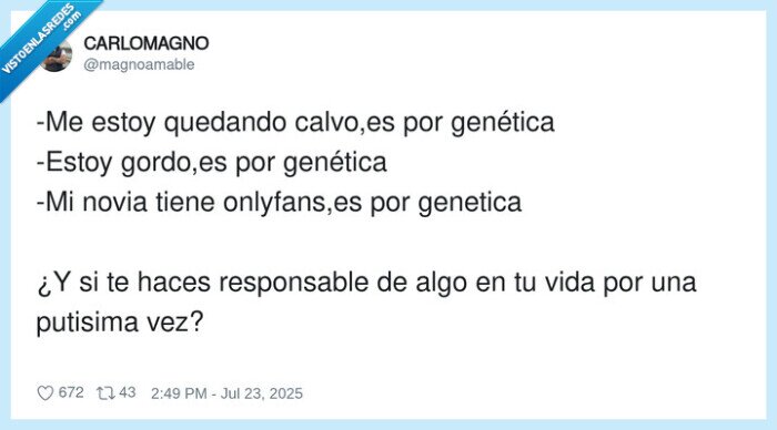 responsable,genética,calvo