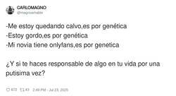 Enlace a Dejaos de qujaros, por @magnoamable
