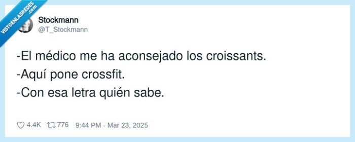 aconsejado,croissants,crossfit,médico