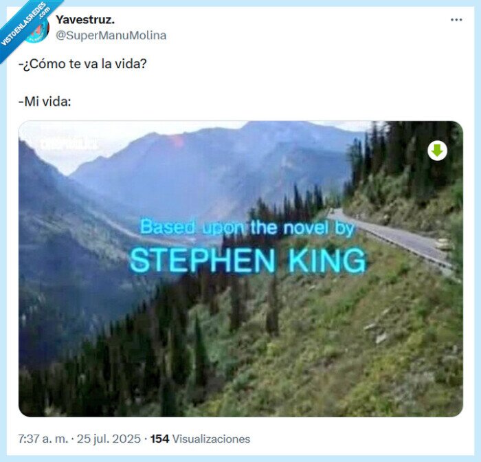 stephen king,basado,vida