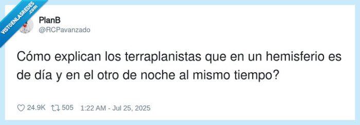 terraplanistas,hemisferio,noche,de día