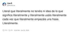 Enlace a Literalmente, por @Ana9Lisa