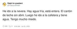 Enlace a Cuidado con eso, algo traman, por @YoApoyoARalph