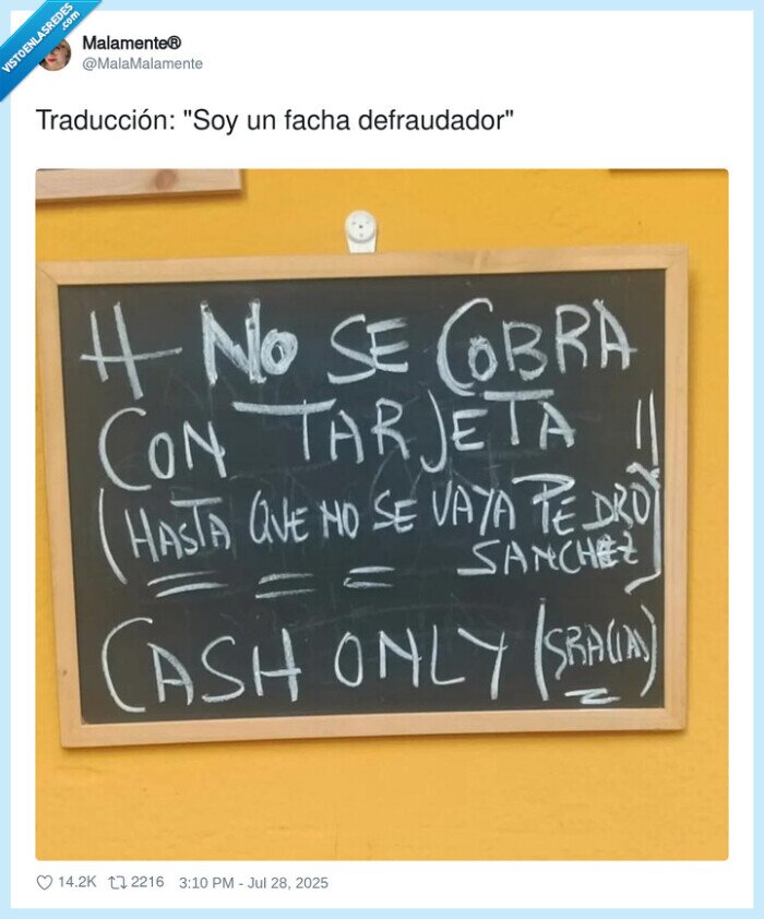 traducción,defraudador,facha,cobrar,tarjeta,efectivo