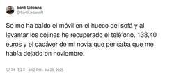 Enlace a Nunca sabes qué puede haber ahí debajo, por @SantiLiebanaR
