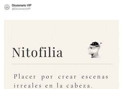 Enlace a Soy una maldita nitofílica, por @DiccionarioVIP