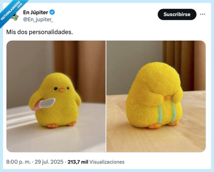 personalidades,pollito,llorar,navaja,dos