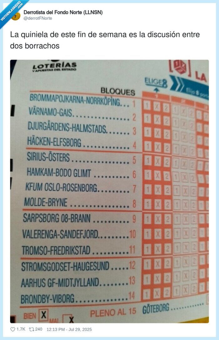 discusión,borrachos,quiniela