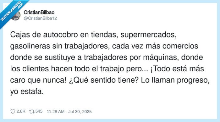 supermercados,trabajadores,gasolineras,máquinas,autocobro