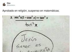 Enlace a Yo suspenso en religión y matemáticas, por @diostuitero