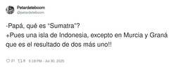 Enlace a Qué es “Sumatra”, por @petardeteboom