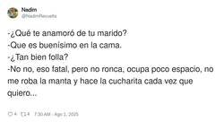 Enlace a Menudo chollazo de marido, por @NadimRevuelta