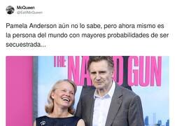 Enlace a Pamela Anderson está en peligro saliendo con Liam Neeson, por @EstifMcQueen