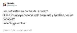 Enlace a Todo el mundo en contra, por @MicaDeJota